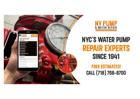 Pump Motor Service NYC – NY Pump & Motor Repair