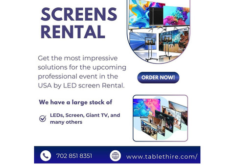 Reliable Screen Rental Services for Business and Events