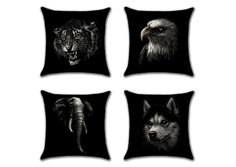 Stylish Printed Animal Pillow Covers – Pets Dzign