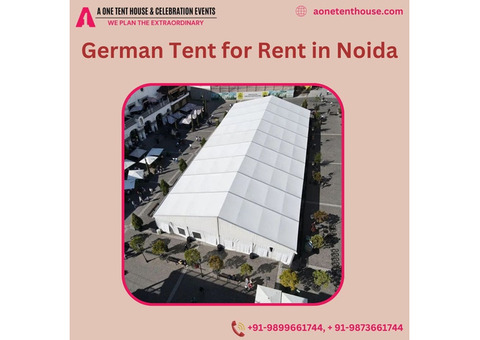 Affordable German Tent Rentals in Noida for Weddings & Events