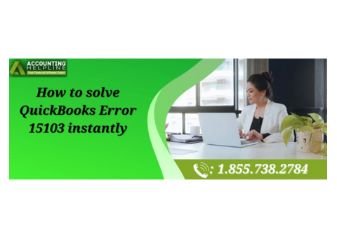 An Easy Method To Resolve QuickBooks Error 15103