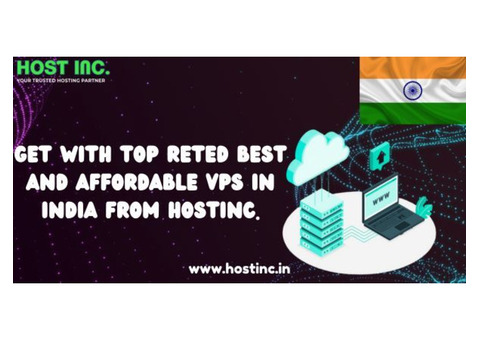 Get with Top Reted best And Affordable VPS in India From Hostinc.