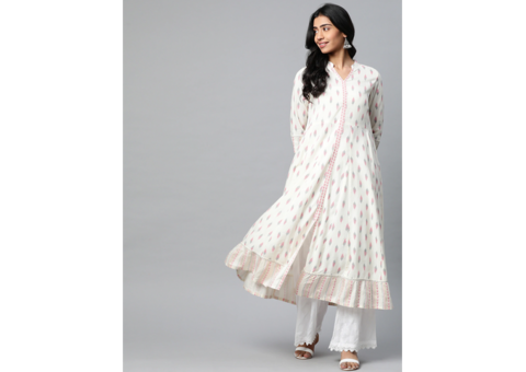 Shop Long Kurti with Comfortable and Stylish Designs Online at Mirraw