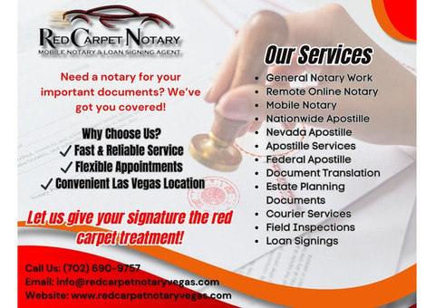 Your Reliable Choice for Mobile Notary and Apostille Services