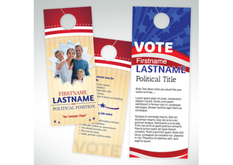 Boost Voter Engagement with Custom Political Door Hangers