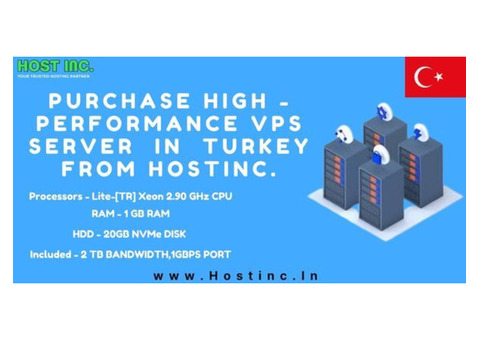 Purchase High-Performance VPS Server in Turkey From Hostinc.