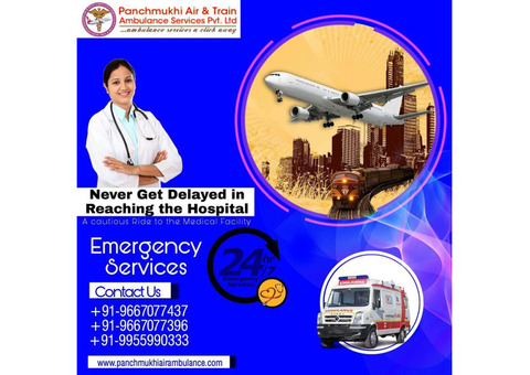 Hire Panchmukhi Air and Train Ambulance Services in Dehradun