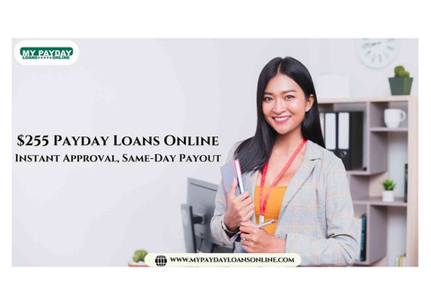 $255 Payday Loans Online Instant Approval, Same-Day Payout