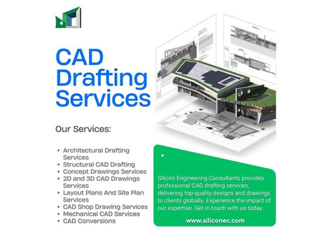 Get Professional CAD Drafting Services in Houston with Siliconec.