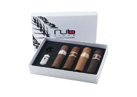 Nub 4 Cigar Sampler & Cutter – Premium Cigar Collection