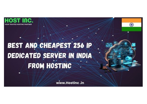 Best And Cheapest 256 IP dedicated server in India From Hostinc