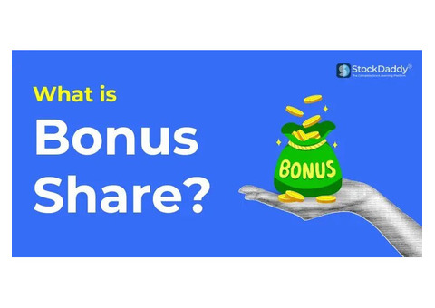 What is a Bonus Share Issue and its record date and ex-date