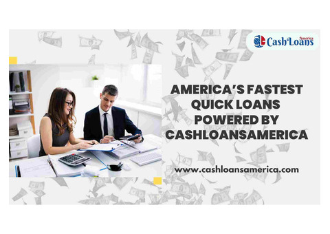 Quick Loans America with No Waiting – CashLoansAmerica