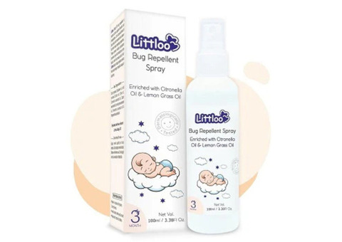 Littloo Natural Mosquito Repellent: Safe for Babies