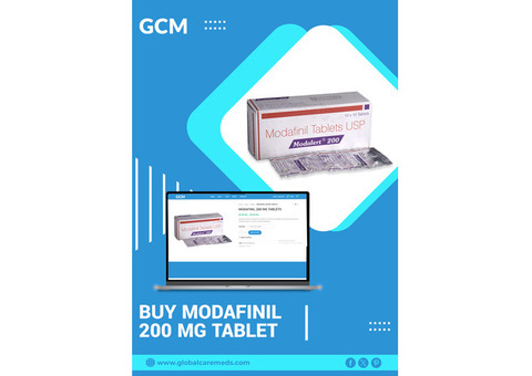 Buy Modafinil 200 MG Tablet - Global Care Meds