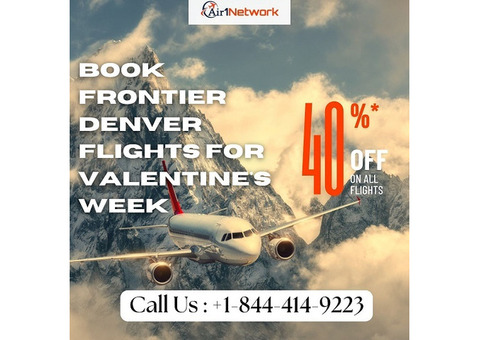 +1-844-414-9223 Book Frontier Denver Flights