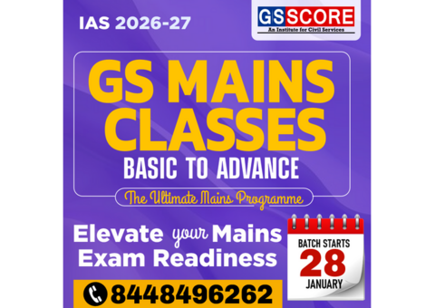 Achieve UPSC Success with GS Mains Weekend Classes by GS Score