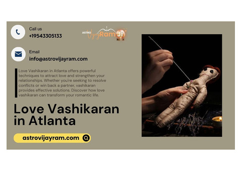 Love Vashikaran in Atlanta: Control Your Destiny in Love