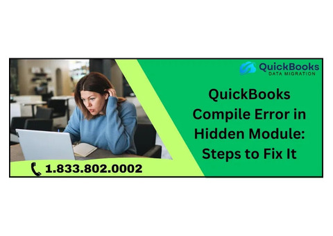 QuickBooks Compile Error in Hidden Module