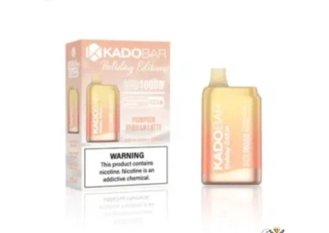 Pumpkin Vanilla Latte Kado Bar 10000 Puffs