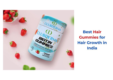 Best Hair Gummies for Hair Growth in India - Club Derma