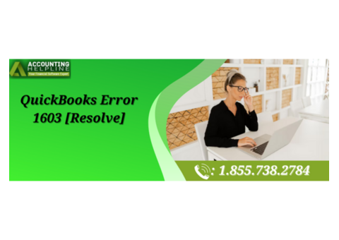 Easy Steps to Fix QuickBooks Error 1603