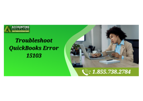 Simple Solutions to Fix QuickBooks Error 15103 Quickly