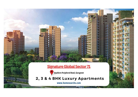 Signature Global Sector 71 Gurugram - Flat for Sale