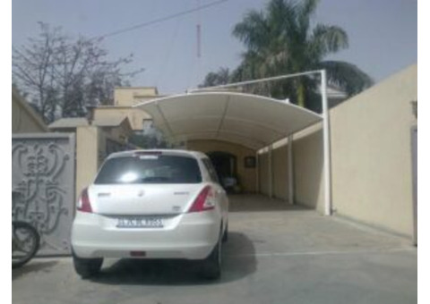 Durable Tensile Car Parking Structure in Delhi