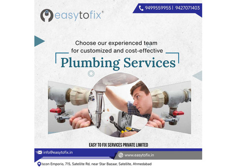 Book Fast & Reliable Plumbing Services in Ahmedabad | 9499559955