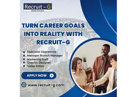 Turn Career Goals Into Reality with Recruit-g