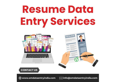 Affordable Resume Data Entry Services in India