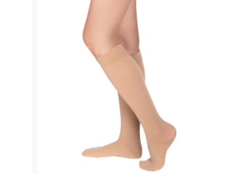 Knee High Compression Socks 20-30 mmHg for Men & Women, Closed Toe