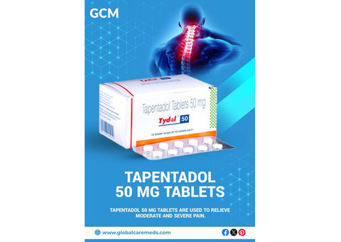 Tapentadol 50 Mg Tablets - Global Care Meds