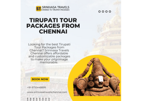 Tirupati Tour Package from Chennai | Srinivasa Travels Chennai