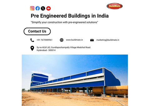 Pre Engineered Buildings in India | +91 76759 89961 | Buildmate