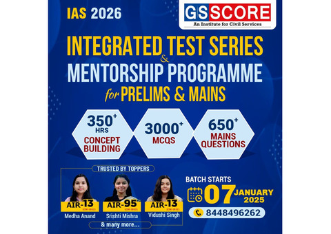 Boost Your IAS 2026 Preparation with GS Score Online Test Series