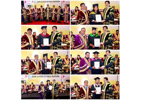 Sandeep Marwah Inspires Students at the 122nd Convocation of AAFT