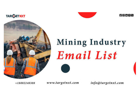 Buy 2,436,841+ Mining Industry Professionals Email List