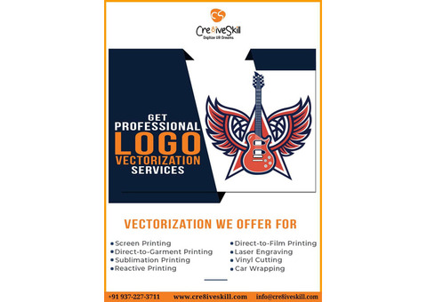 Transform Your Brand with Cre8iveSkill's Logo Vectorization Services