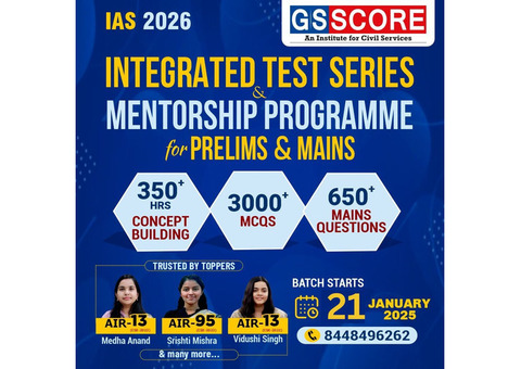 Ace IAS Prelims and Mains Test Series 2026 with GS Score