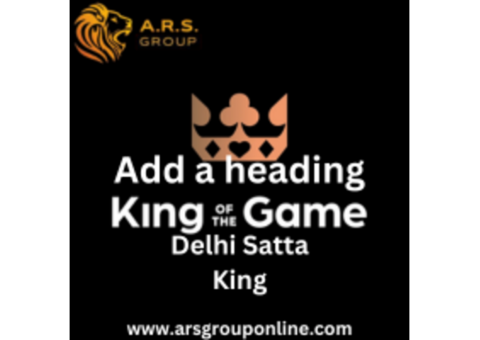 Play Delhi Satta King Online with ARS Group – Trusted Platform