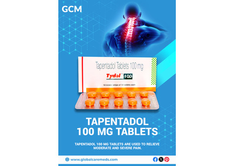 Tapentadol 100 Mg Tablets - Global Care Meds