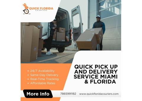 Need Pick Up and Delivery Service Miami? End your search now!