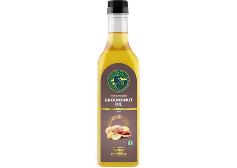 GirOrganic Wood Pressed Groundnut Oil – 100% Natural & Healthy