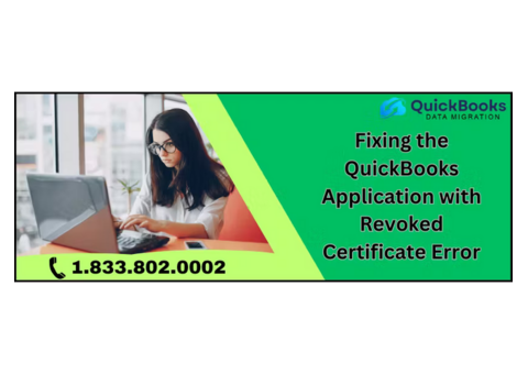 QuickBooks Application with Revoked Certificate Error –