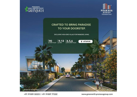 Exclusive High-Rise Attapur Villas for Sale | Greenwich by Pranava