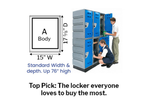 Install 6 Door Lockers Solution to Secure Storage