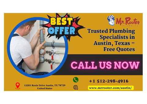 Trusted Plumbing Specialists in Austin, Texas – Free Quotes