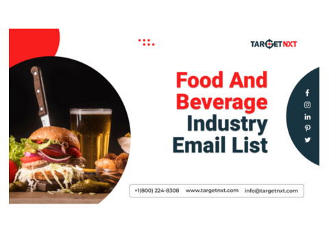 Grab 355,000+ Food and Beverage Professionals Email List